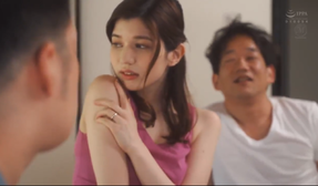 A Burningly Sunny Summer. Foreign Wife Falling Into Kiss Scene With His Hateful Father-in-Law, Drenched in Sweat And Saliva