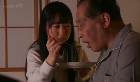 Teenage niece carelessly uses her grandfather as a sex toy