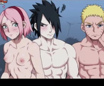 Naruto and Sasuke x Hinata/Sakura/Ino - Animation Uncensored Naruto Anime